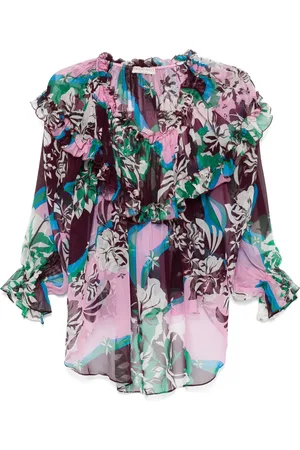 PUCCI Pre-Owned 1990s ruffled silk blouse