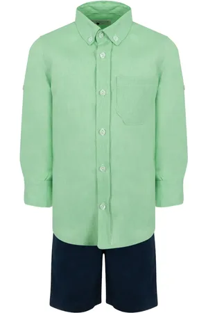 Lapin House Linen shirt and shorts set