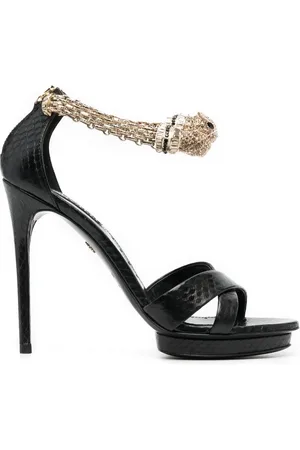 Roberto Cavalli 125mm Panther sandals
