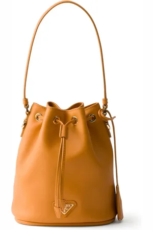 Prada Mini leather bucket bag