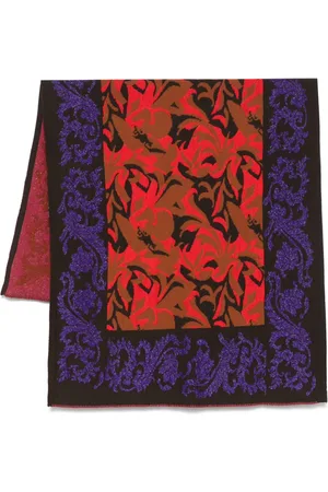 VERSACE 2000s jacquard scarf