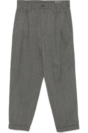 VERSACE 1980s m??lange-effect trousers
