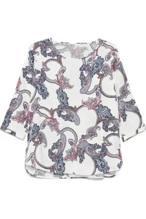 CENERE GB Graphic-print blouse