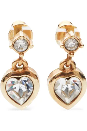 Dior 1990s-2000s rhinestone-embellished earrings