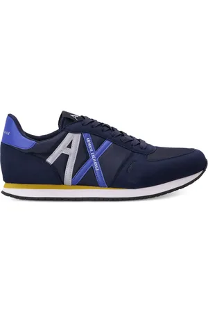 Armani Exchange Logo-print panelled sneakers