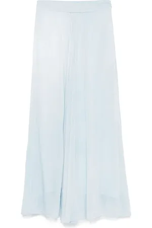 FORTE FORTE Ruched-detail midi skirt