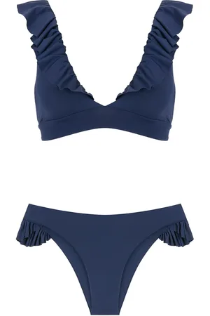 Isolda Ruffle-trimmed bikini set
