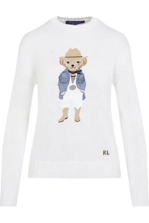 Ralph Lauren Polo Bear-appliqu?? jumper