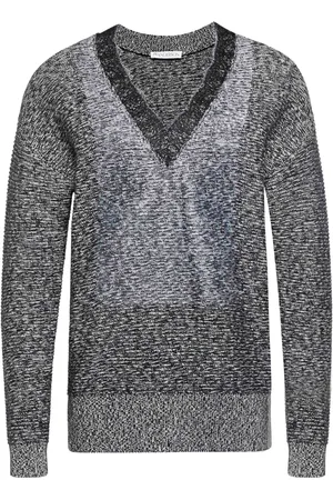 J.W.Anderson V-neck lace-trim sweater