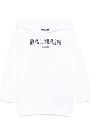 Balmain Logo-embroidered hoodie