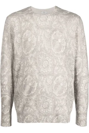 Etro Paisley-print knitted jumper