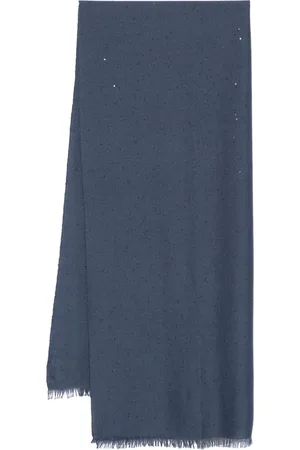 Brunello Cucinelli Sequin-embellished scarf