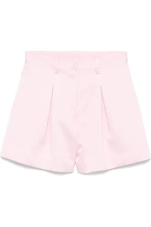 ROTATE Satin high-waisted shorts
