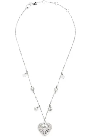 Dior 2010s heart-pendant necklace