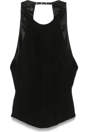 MUGLER Tailored halterneck top