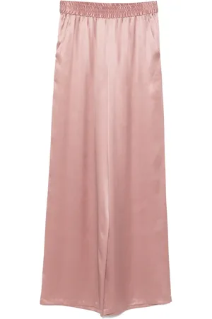 ELEVENTY Plain silk trousers