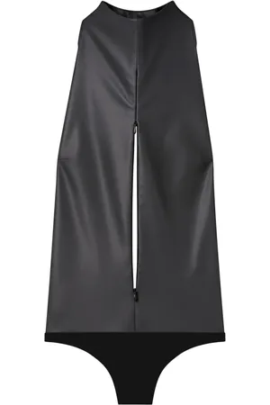 Courrèges Backless faux-leather body