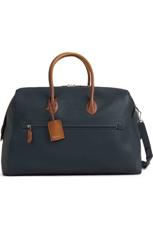 santoni Leather travel bag