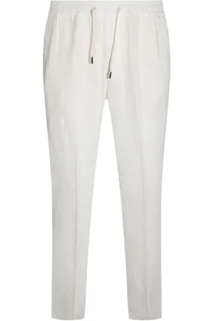 ALTEA Linen tapered trousers