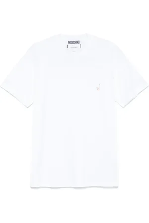 Moschino Bird-embroidery T-shirt
