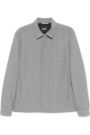 HUGO BOSS Striped shirt jacket