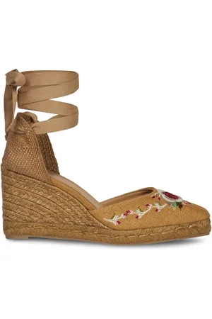 Etro Floral-embroidered espadrilles
