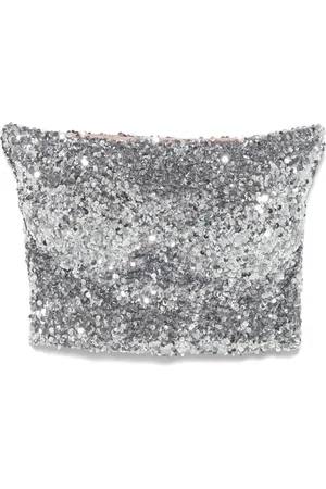 Styland Sequined crop top