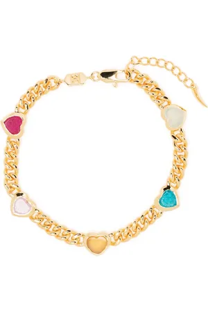 Missoma Jelly heart charm bracelet