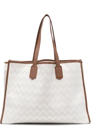 ELEVENTY Chevron tote bag