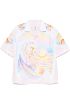 Casablanca Psychedelic Nirvana-print shirt