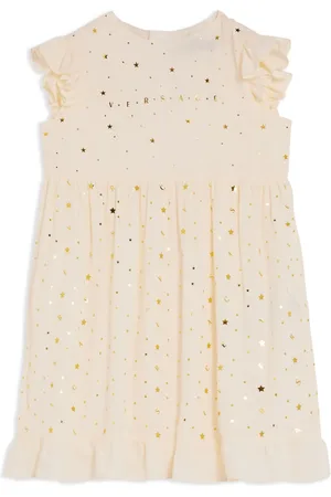 VERSACE Logo-print dress