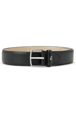 Lacoste Logo-engraved leather belt