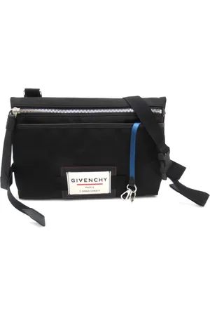 Givenchy 2020s logo-patch messenger bag
