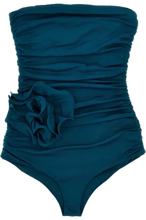 MAGDA BUTRYM Flower-detailing swimsuit