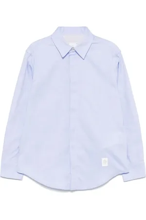 ELEVENTY Chevron-patter shirt