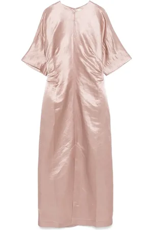 Loulou de Saison Gathered-detail midi dress