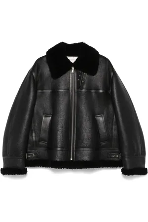 Saint Laurent Leather pilot jacket