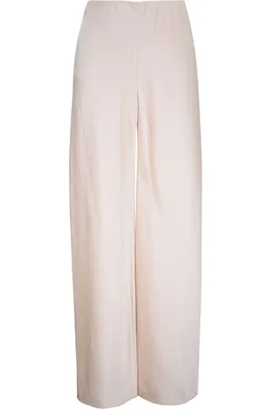 Vince High-waisted satin trousers