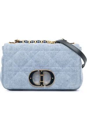 Dior 2022 Medium Denim Macrocannage Caro Bag crossbody bag