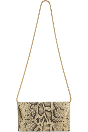 Jil Sander Small snakeskin-print folded bag