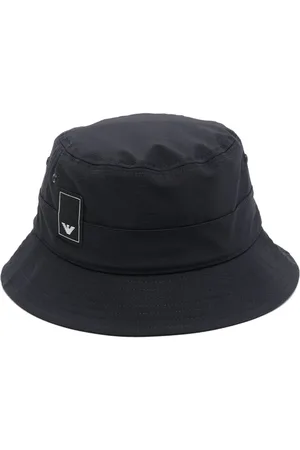 Emporio Armani Logo-patch bucket hat