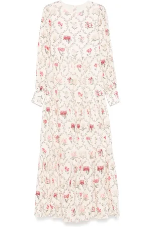 Agua by Agua Bendita Nuez Orquidea maxi dress