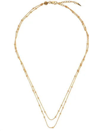 Missoma Beaded double-chain necklace