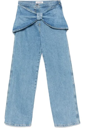 Mach & Mach Bow-detailed jeans