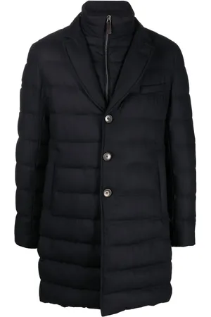 HERNO Concealed-zip padded coat