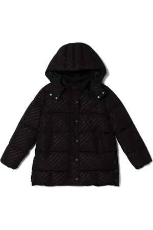 Pinko Logo-embroidered padded coat