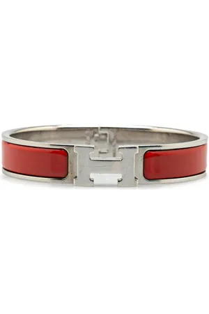 Hermès 20th Century Enamel Clic H Bracelet GM costume bracelet