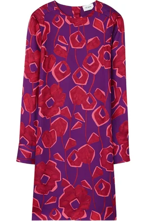 ST. JOHN Floral-print dress