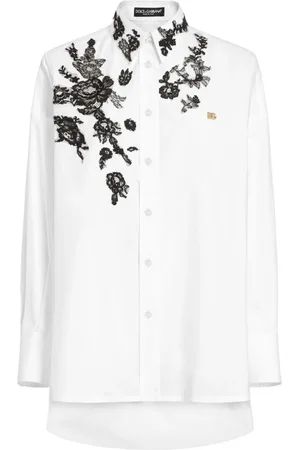 Dolce & Gabbana Floral-appliqué shirt