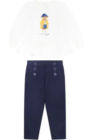 Ralph Lauren Polo Bear-motif trouser set